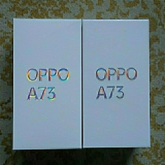 OPPO A73 ネービーブルー SIMフリー 新品未使用2台セット