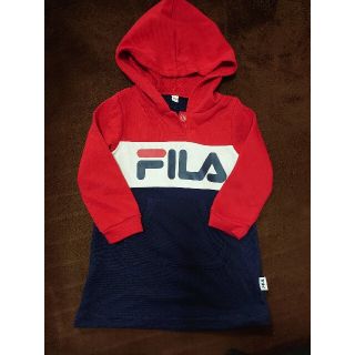 フィラ(FILA)のFILAパーカーワンピース(Tシャツ/カットソー)