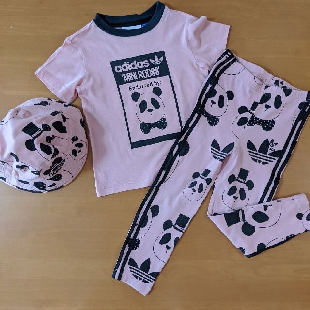 adidas - アディダスオリジナル×ミニロディーニパンダ柄セットアップ