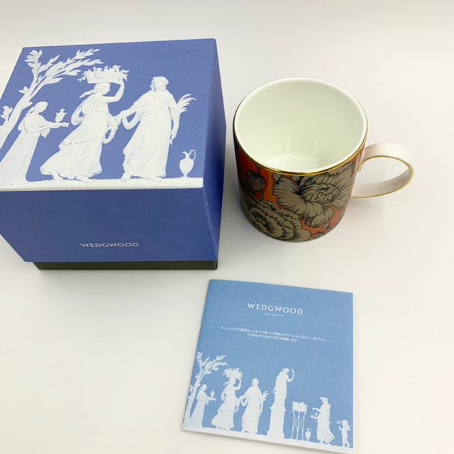 WEDGWOOD(ウェッジウッド)のWEDGWOOD ウェッジウッド バイブランス マグ オレンジフラワー インテリア/住まい/日用品のキッチン/食器(グラス/カップ)の商品写真