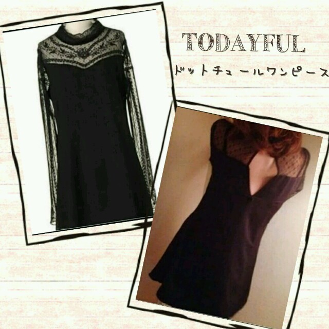 TODAYFUL ドットチュールワンピのサムネイル