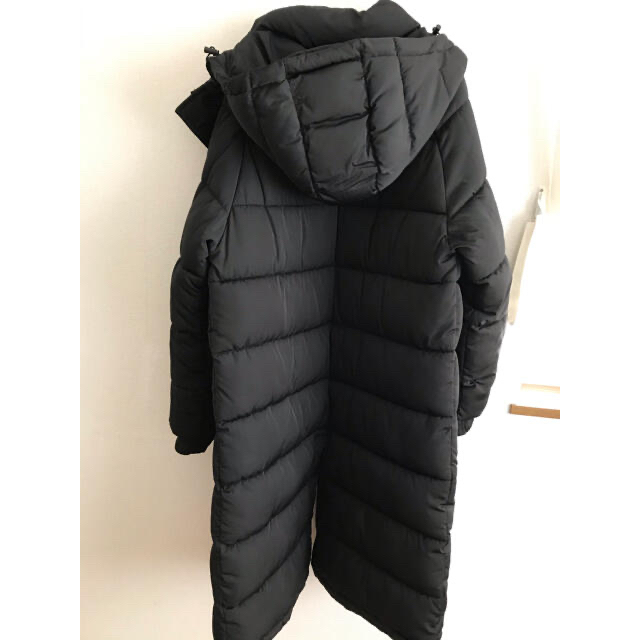 韓国風★ブラックダウンコート レディースのジャケット/アウター(ダウンコート)の商品写真