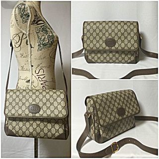 グッチ(Gucci)のオールド美品 GUCCI WG ショルダー バッグ(ショルダーバッグ)