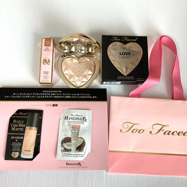 Too Faced(トゥフェイス)のお値下げ中！Too Faced ラブライトハイライター　ハイライト コスメ/美容のベースメイク/化粧品(フェイスパウダー)の商品写真