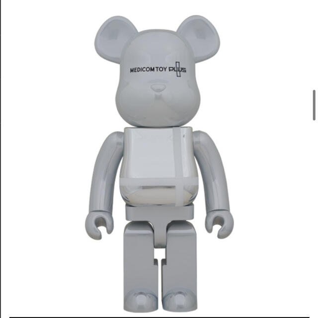 注目の MEDICOM TOY 1000％ CHROME WHITE BE@RBRICK - その他 - www