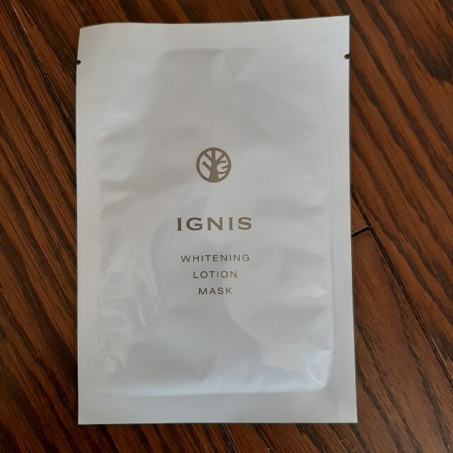 IGNIS(イグニス)のホワイトニング ローション マスク 1枚 コスメ/美容のスキンケア/基礎化粧品(パック/フェイスマスク)の商品写真