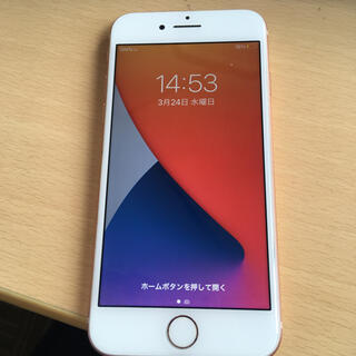 アップル(Apple)のiPhone8　64G　SIMフリー(スマートフォン本体)