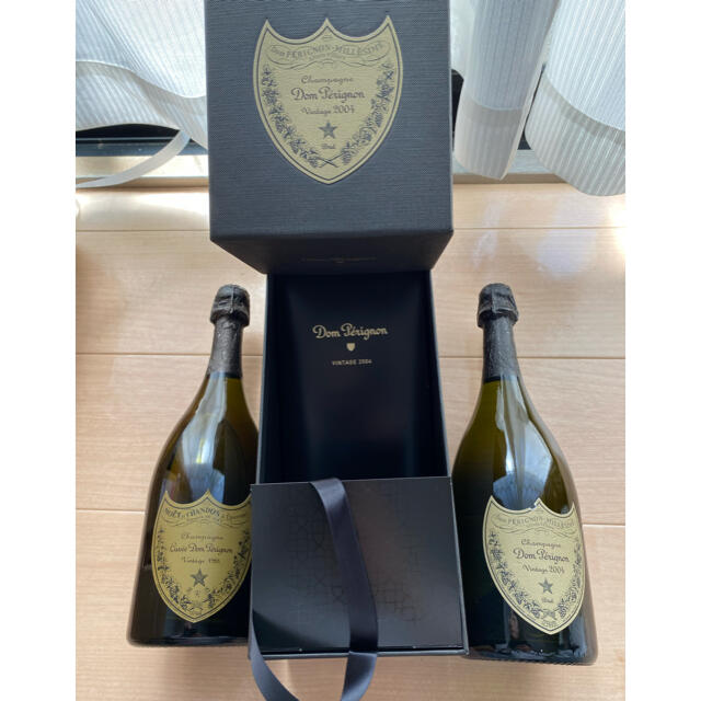 配送員設置 【未開栓】ドンペリニヨン - Pérignon Dom 2本セット2004 &1988 (箱付き) シャンパン/スパークリング