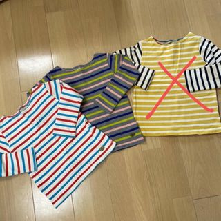 マーキーズ(MARKEY'S)のマーキーズ ボーダーカットソー 110センチ 3枚セット(Tシャツ/カットソー)