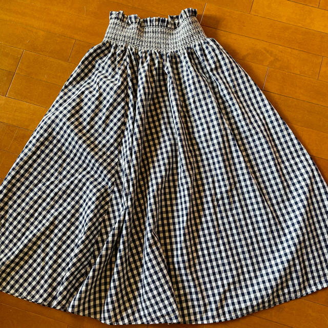 ZARA(ザラ)のZARA ギンガムチェックスカート レディースのスカート(ロングスカート)の商品写真