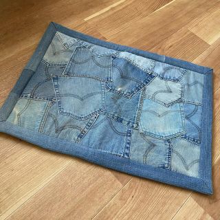 denim remake フロアマット　パッチワークラグ　パッチワークマット(ラグ)