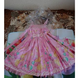 アンジェリックプリティー(Angelic Pretty)のアンジェリックプリティ初版タグ付きジャンパースカート(ひざ丈ワンピース)