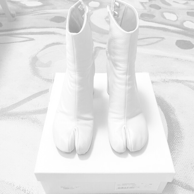 セール】 Maison Martin Margiela - 38白 ブーツ - zoopalic.com