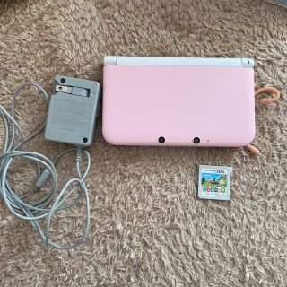 ニンテンドウ(任天堂)の3DS LL ピンク＆とびだせどうぶつの森 カセット(家庭用ゲームソフト)