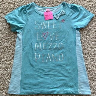 メゾピアノジュニア(mezzo piano junior)の【新品】メゾピアノジュニア　半袖カットソー　150M(Tシャツ/カットソー)