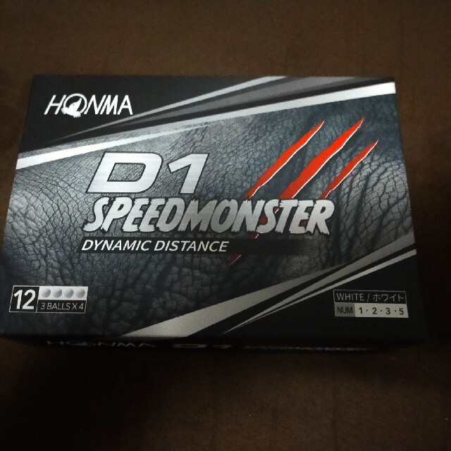 2ダース(24個入) ゴルフボール D1 SPEED MONSTER ホワイト