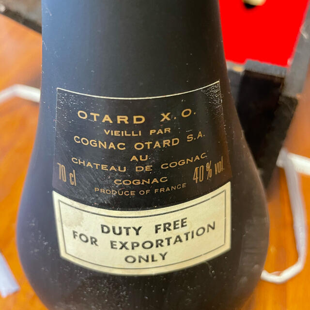 古酒　OTARD XO 未開封　長期保存品 食品/飲料/酒の酒(ブランデー)の商品写真