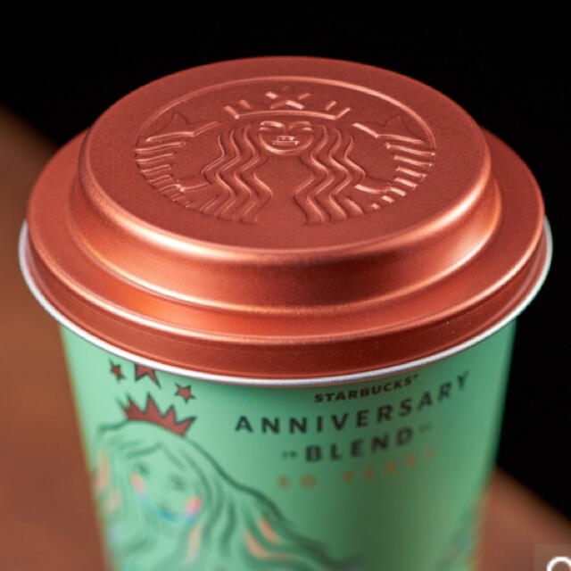 Starbucks Coffee(スターバックスコーヒー)の缶のみ　スタバ　Starbucks  アニバーサリー　カップ型　キャニスター インテリア/住まい/日用品のキッチン/食器(容器)の商品写真