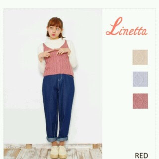 Linetta(リネッタ)の期間限定値下げ！未使用＊ニットキャミ♡ レディースのトップス(キャミソール)の商品写真