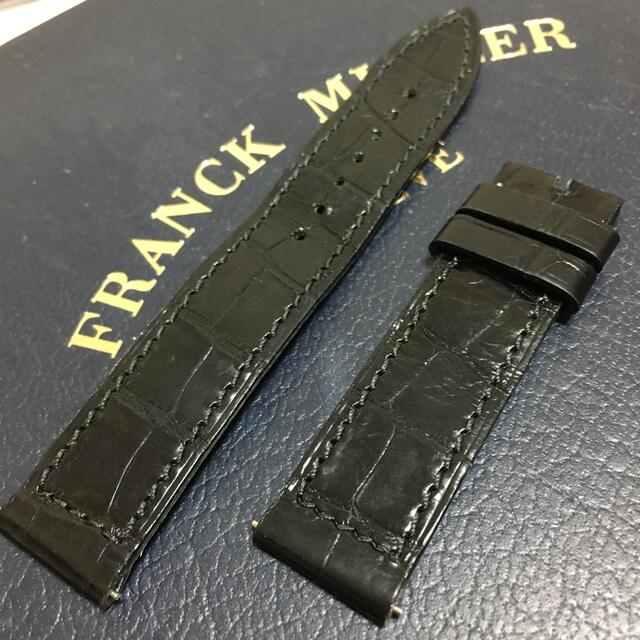 FRANCK MULLER(フランクミュラー)のフランクミュラー　ロングアイランド902用ベルト黒 レディースのファッション小物(腕時計)の商品写真