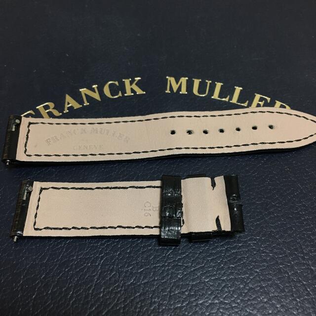FRANCK MULLER(フランクミュラー)のフランクミュラー　ロングアイランド902用ベルト黒 レディースのファッション小物(腕時計)の商品写真