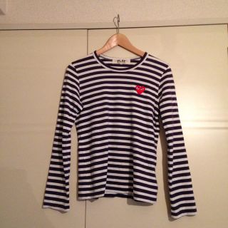 コムデギャルソン(COMME des GARCONS)のPLAYボーダーカットソー(カットソー(長袖/七分))