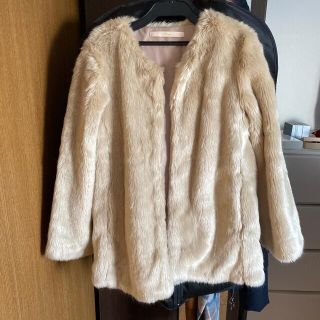 Khaju - khaju フェイクファーコートの通販 by ぴよぴよショップ