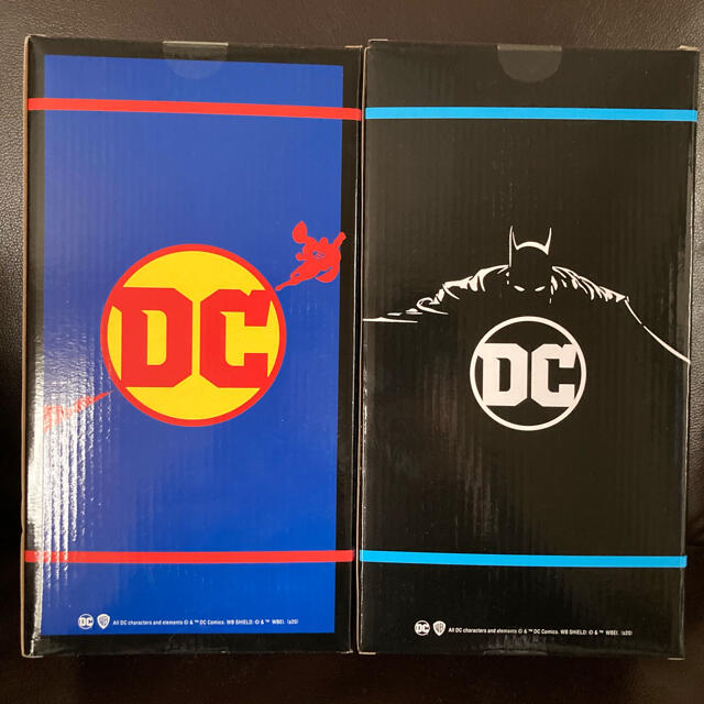 DC(ディーシー)のハッピーくじ　DC バットマン　スーパーマン　400% エンタメ/ホビーのフィギュア(アメコミ)の商品写真