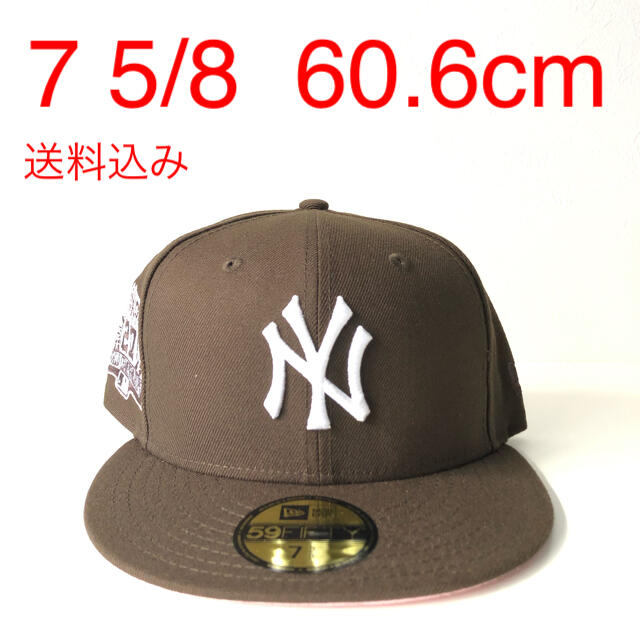 NEW ERA(ニューエラー)のNew Era ツバ裏ピンク 5/8 Cap ニューエラ ヤンキース キャップ メンズの帽子(キャップ)の商品写真