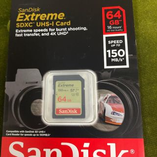 サンディスク(SanDisk)のSandisk SDカード　64GB(PC周辺機器)