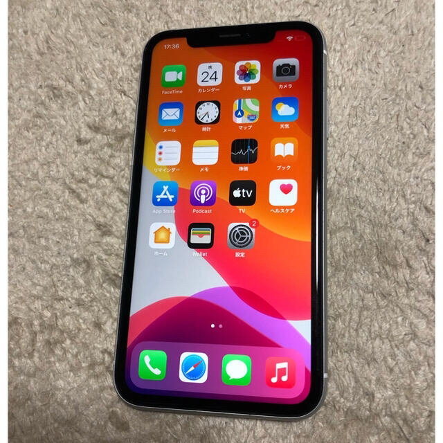 【美品】iPhoneXR ホワイト 128GB SIMフリー