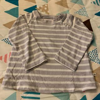 ベビーギャップ(babyGAP)のギャップ　ボーダーカットソー ロンT 80cm(シャツ/カットソー)