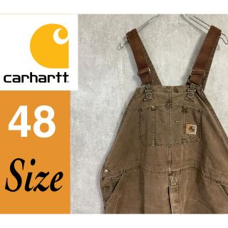 カーハート(carhartt)のカーハート  オーバーオール　ブラウン　2XL 2789(サロペット/オーバーオール)