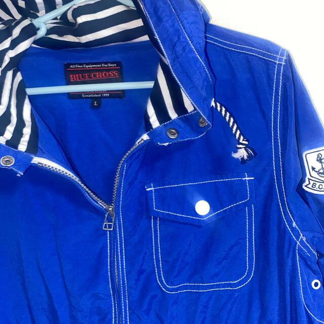 BLUE BLUE(ブルーブルー)のBLUE-GROSSナイロンパーカー メンズのジャケット/アウター(ナイロンジャケット)の商品写真