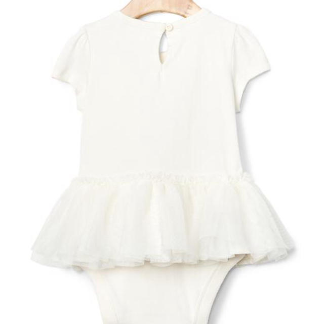 babyGAP(ベビーギャップ)のbabygap チュール ロンパース ワンピース キッズ/ベビー/マタニティのベビー服(~85cm)(ワンピース)の商品写真