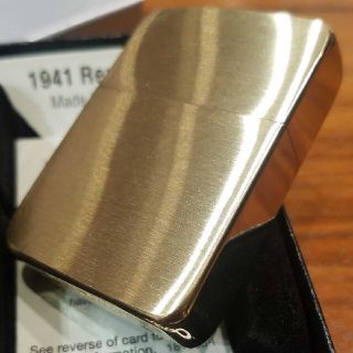 ジッポー(ZIPPO)の【新品】【未使用】 ゴールド 1941レプリカ Zippo 真鍮(タバコグッズ)