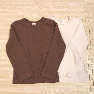 エイチアンドエム(H&M)のH&M リブ　カットソー(Tシャツ/カットソー)