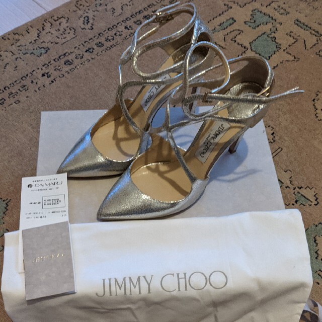 jimmy choo シャンパンカラー ヒール