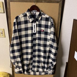 マックキュー(McQ)の【新品】McQ ビッグサイズ コットン ブロックチェックシャツ 52 XLサイズ(シャツ)