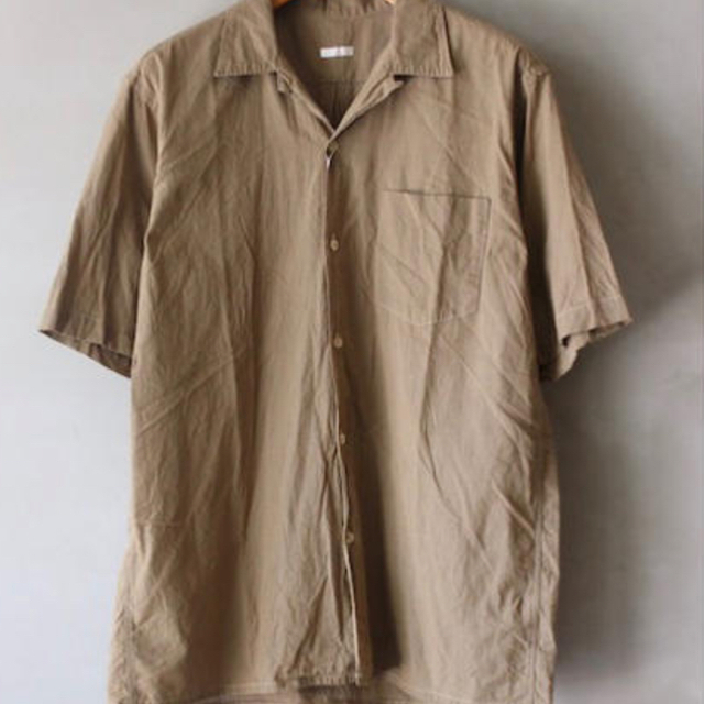 COMOLI - COMOLI 20SS ベタシャンオープンカラーシャツ size1 ベージュ ...