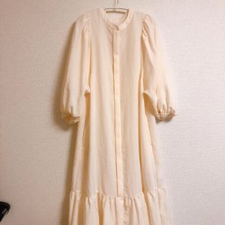 ドレステリア(DRESSTERIOR)の美品・ドレステリア・DRESSTERIOR・ボリュームスリーブワンピース(ロングワンピース/マキシワンピース)