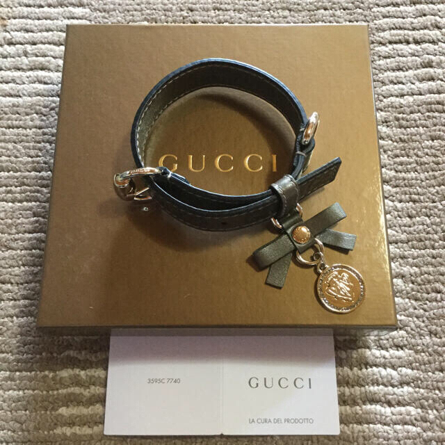 Gucci(グッチ)の正規品　グッチ　新品未使用　首輪　犬 その他のペット用品(犬)の商品写真