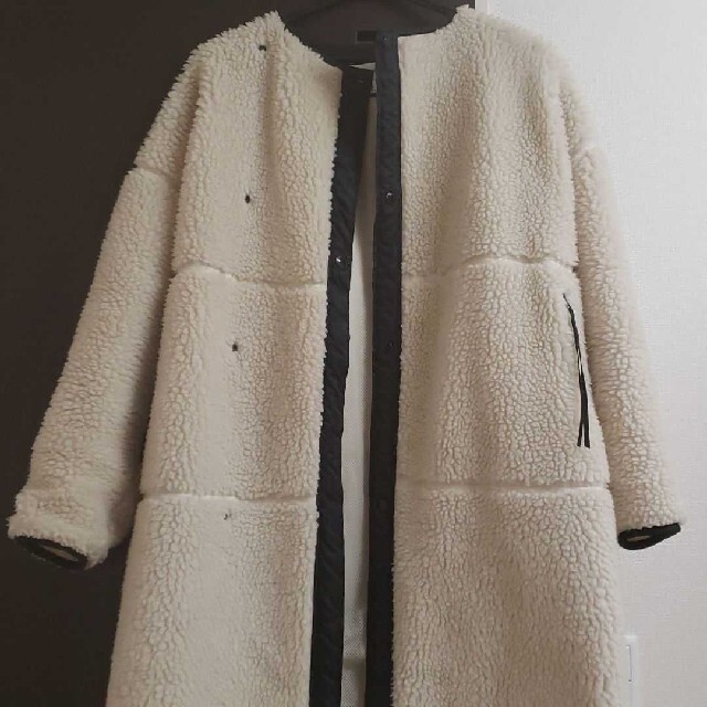最終です!【新品未使用】HYKE ボア COAT サイズ1 白 完売
