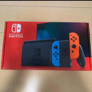 ニンテンドースイッチ(Nintendo Switch)のNintendo Switch ネオンブルーネオンレッド本体　新品　店舗印無(家庭用ゲーム機本体)