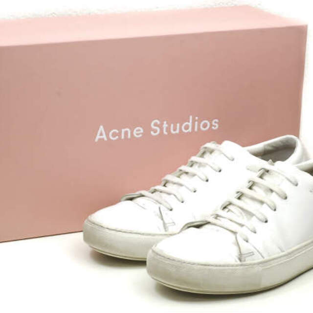 メンズAcne Studios Adrian レザースニーカー 40(25cm)