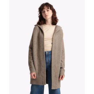 セオリー(theory)のTheory 19aw フード付コーディガン(ニットコート)