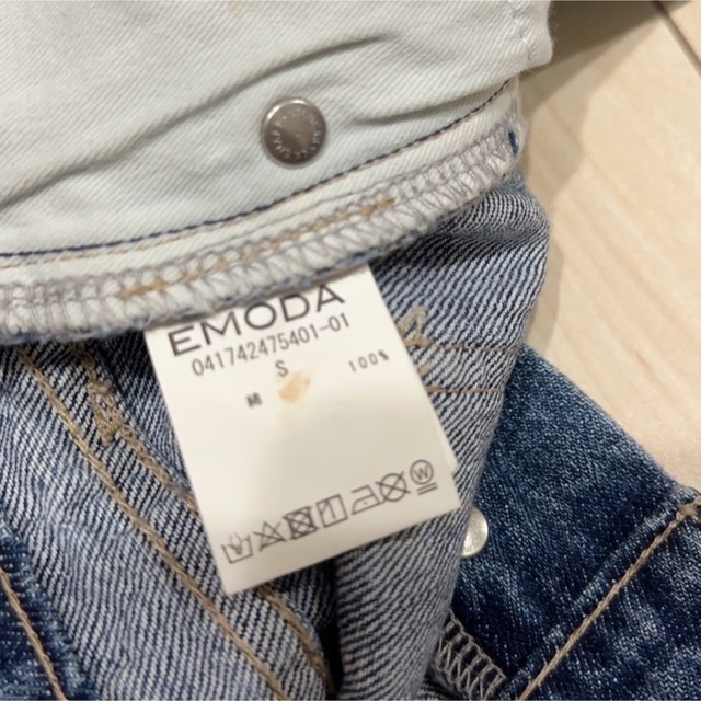 EMODA(エモダ)のEMODA デニムショートパンツ レディースのパンツ(ショートパンツ)の商品写真