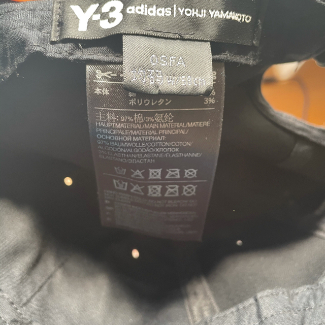 Y-3(ワイスリー)のY-3 キャップ メンズの帽子(キャップ)の商品写真