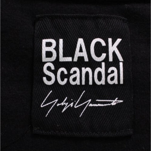 Yohji Yamamoto(ヨウジヤマモト)のBLACK scandal yohji yamamoto ペイントロゴTシャツ レディースのトップス(Tシャツ(半袖/袖なし))の商品写真