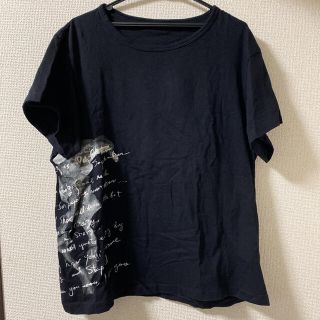 ヨウジヤマモト(Yohji Yamamoto)のBLACK scandal yohji yamamoto ペイントロゴTシャツ(Tシャツ(半袖/袖なし))